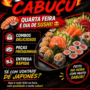 Sushi Cabuçu em Nova Iguaçu RJ | Delivery Japonês com Combos Deliciosos