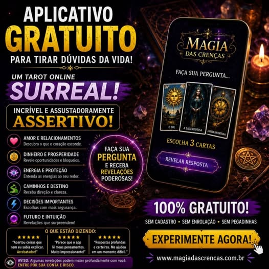 Tarot Online e Previsões Espirituais Magia das Crenças